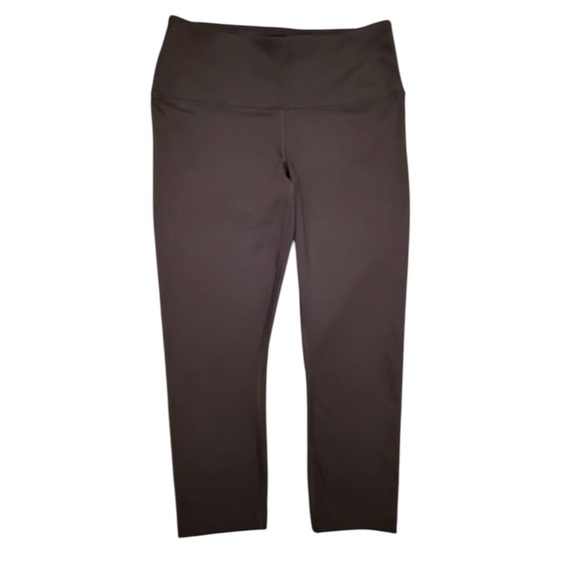 Yogalicious Pants - Yogalicious Lux Black Cropped Leggings Size Medium